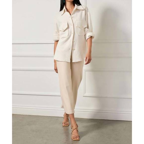 FIFTEEN TWENTY Wide-Leg Cropped Pants main image 1